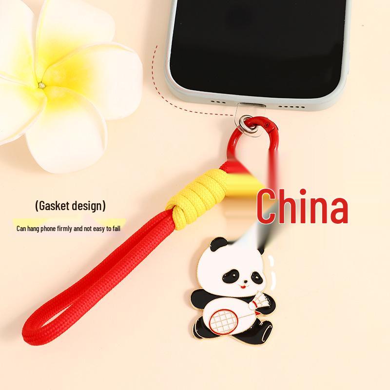 Модный брелок в виде панды: Милая подвеска в китайском стиле и креативное украшение для пары