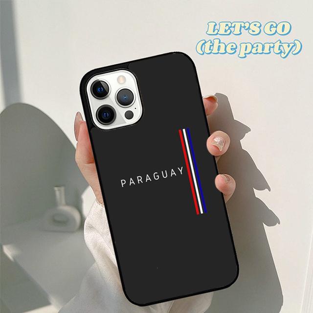 Осенний чехол-обложка с флагом Парагвая для iPhone 17 Air 16 16e 15 12 11 13 14 Pro Max Apple Plus Coque