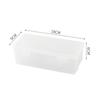 Extra Large Capacity Plastic Pencil Box Stackable Translucent Clear Pencil Box Office Supplies Storage Organizer Box For Gel Pens Erasers Tape Pens Pe