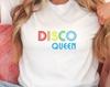 Disco Queen T-Shirt, 70s Party Tee, Dancing Gift