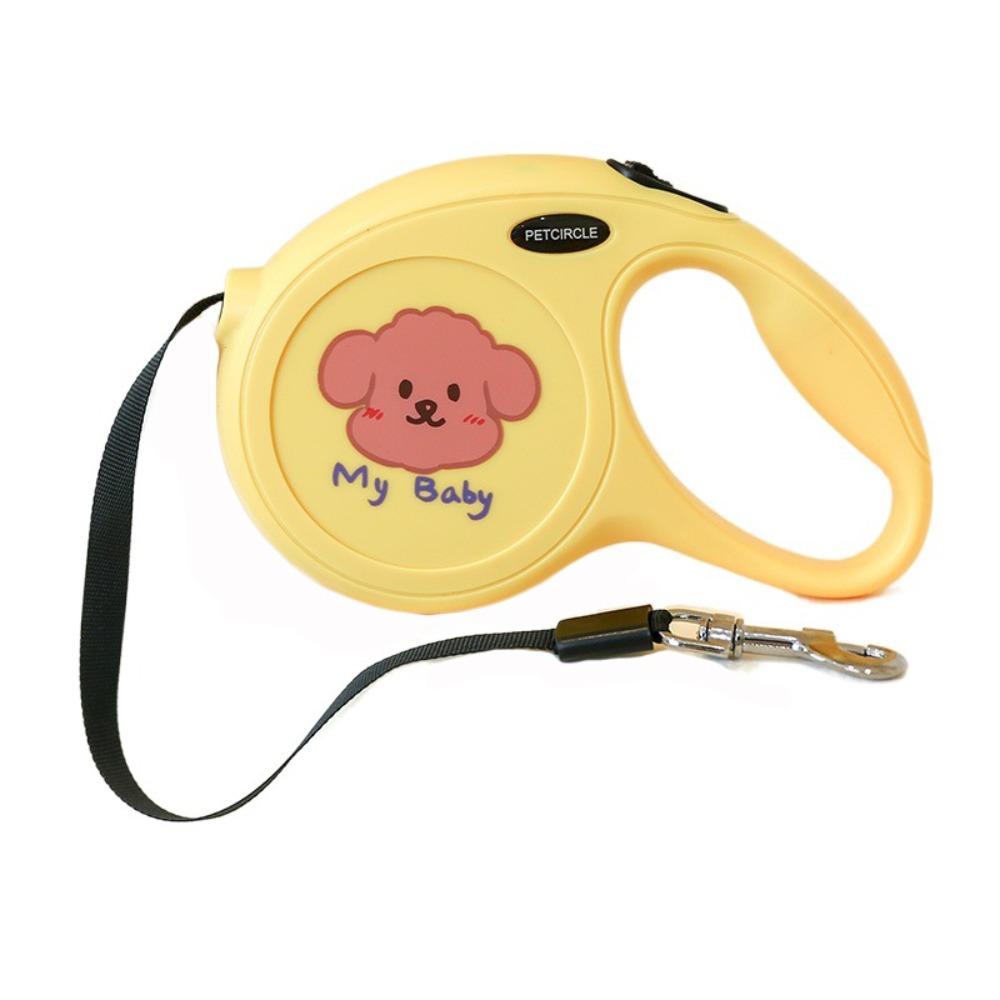 Retractable Dog Walking Roulette Collar Durable Traction Rope Chihuahua Nylon Dog Leash Outdoor