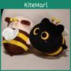 Милая плюшевая игрушка кошка и пчела из ткани с коротким ворсом для детей и девочек, подарок