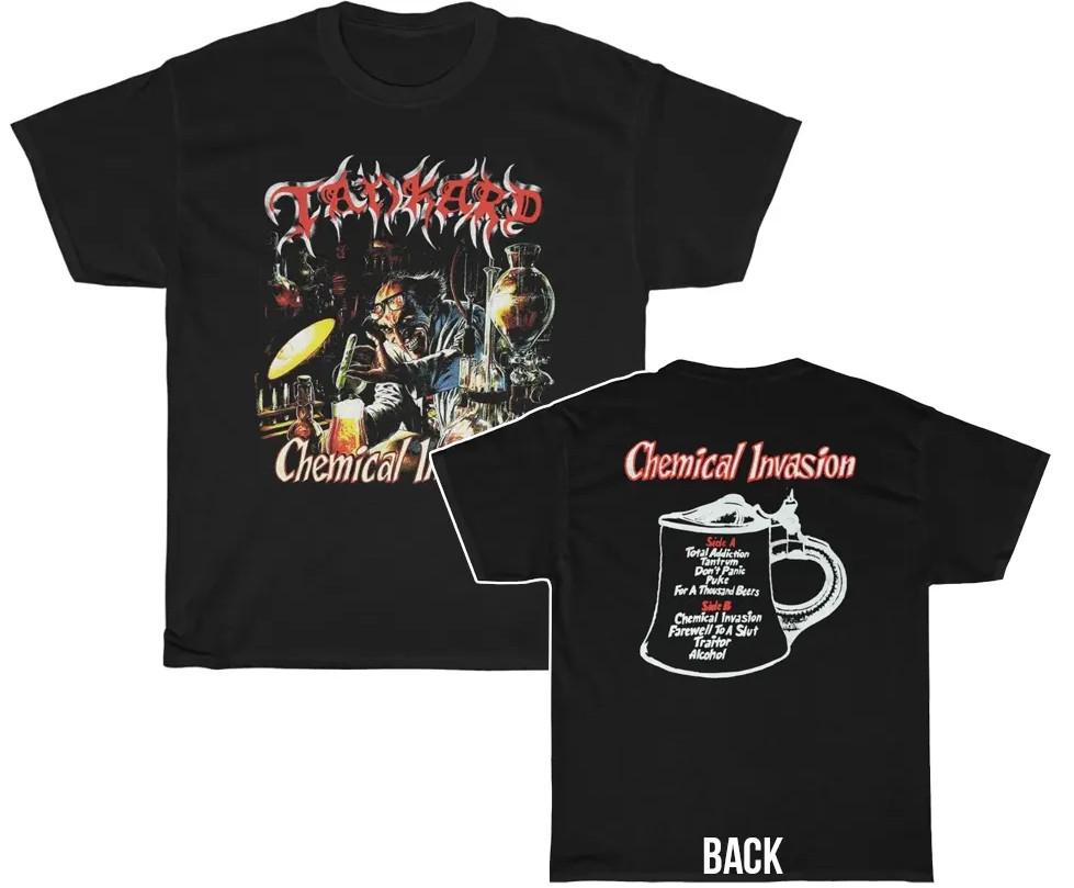 Футболка с обложкой альбома Tankard Chemical Invasion