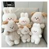 Super Soft Rabbit Dog Plushie Baby Hug Pillow Cute Bunny Puppy Animal Plush Toy Kawaii Stuffed Plushy Doll Kids Children Gift