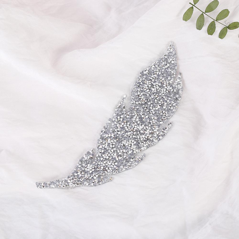 Украшения для одежды Термонаклейки с мотивами Термофиксированные листья Нашивки со стразами Аксессуары для одежды