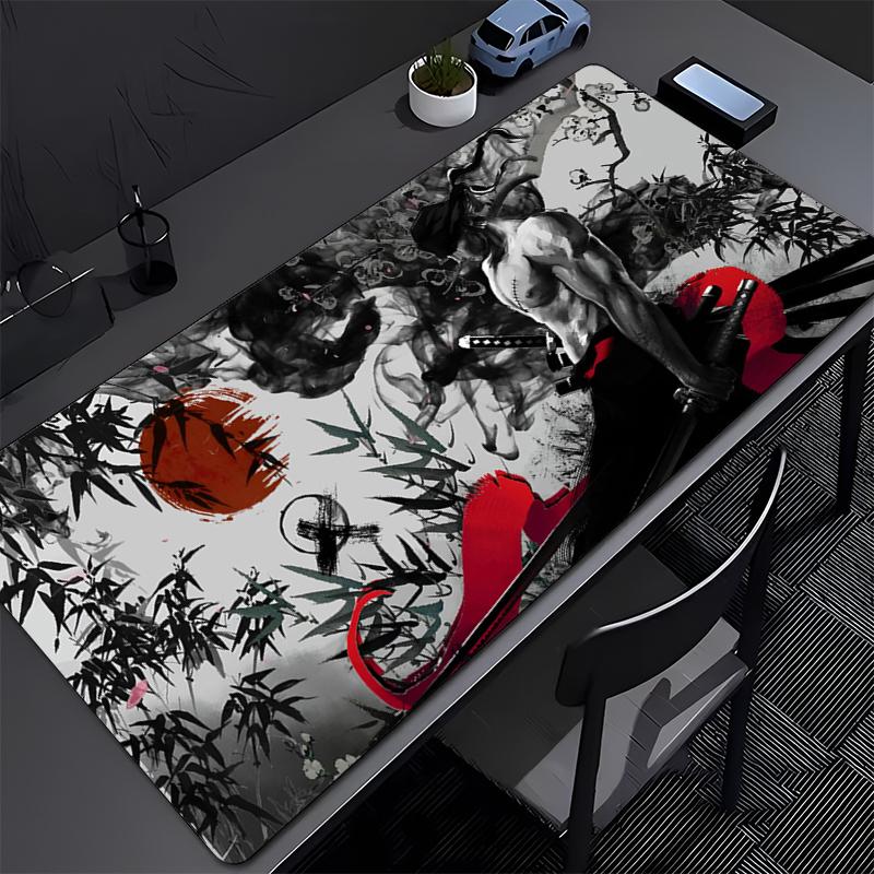 One Piece Roronoa Zoro Green Eye Dragon Anime Extended Desk Pad NonSlip AntiDirt Gaming Mouse Pad Anime Big Mouse Pad