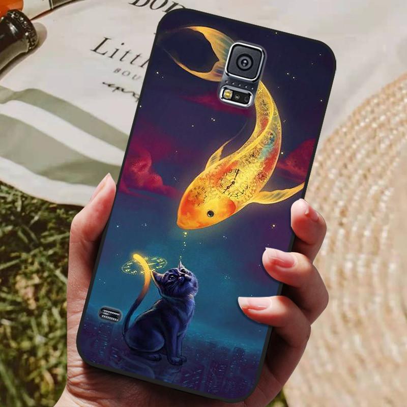 Чехол для Samsung S5 Милый Мягкий Силиконовый Задний Чехол для Телефона Для Samsung Galaxy S5 S 5 i9600 Чехол TPU Покрытие Для Samsung S5 Neo Fundas