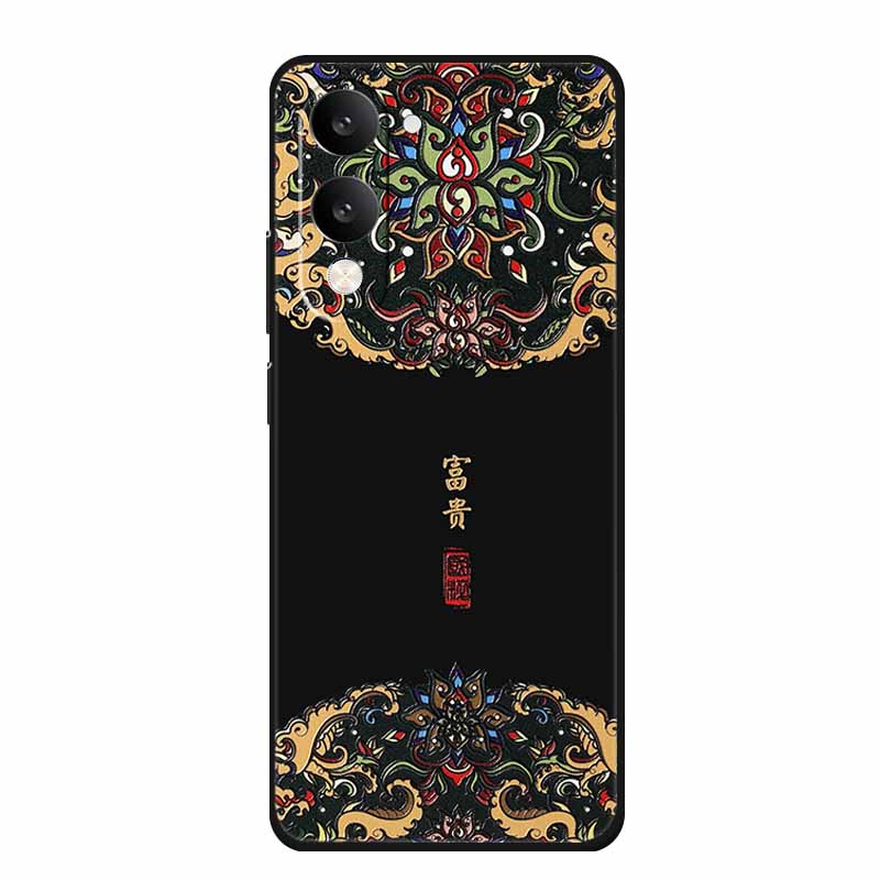 3D Тисненый Чехол Для Vivo iQOO Z10 Lite Чехол Для Телефона Coque Цветы Силиконовый Мягкий Задний Чехол Для Vivo Y29S Y29T Y19s GT 5G Чехол Funda