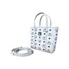 MCM Toni Visetos Printed Pattern Handbag Tote White MWPGSMT02WT001