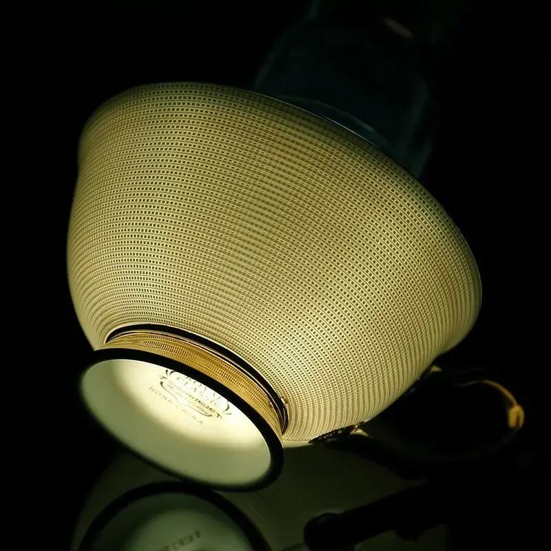 Bone China Coffee Cup Spoon Saucer Set English Afternoon Tea Cup Coffeeware 170ml Porcelain Cup and Saucer for Coffee