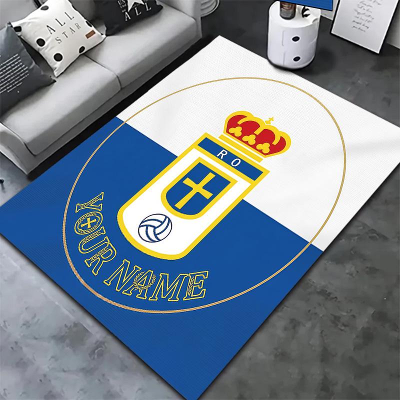 Real Oviedo Custom Name Carpet Rug For Living Room Bedroom Home Sofa Decoration Kids Play Nonslip Floor Mat