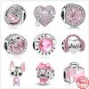 2023 New Flower Heart Love Forever Chihuahua Beads Fit Original Fasion Charms Silver 925 Bracelet Diy Women Jewelry Berloque