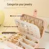 Портативная мини-шкатулка для украшений для колец, серег и ожерелий