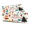 Decor Package Insert Merry Christmas Card Greeting Postcard Happy New Year Message Note Cards