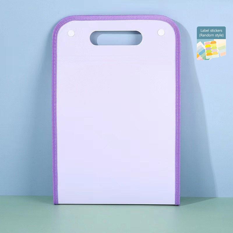 13 Pocket File Folders Portable A4 Letter Size Macaron Color Accordian Document Organizer For Classroom Office Home Storage