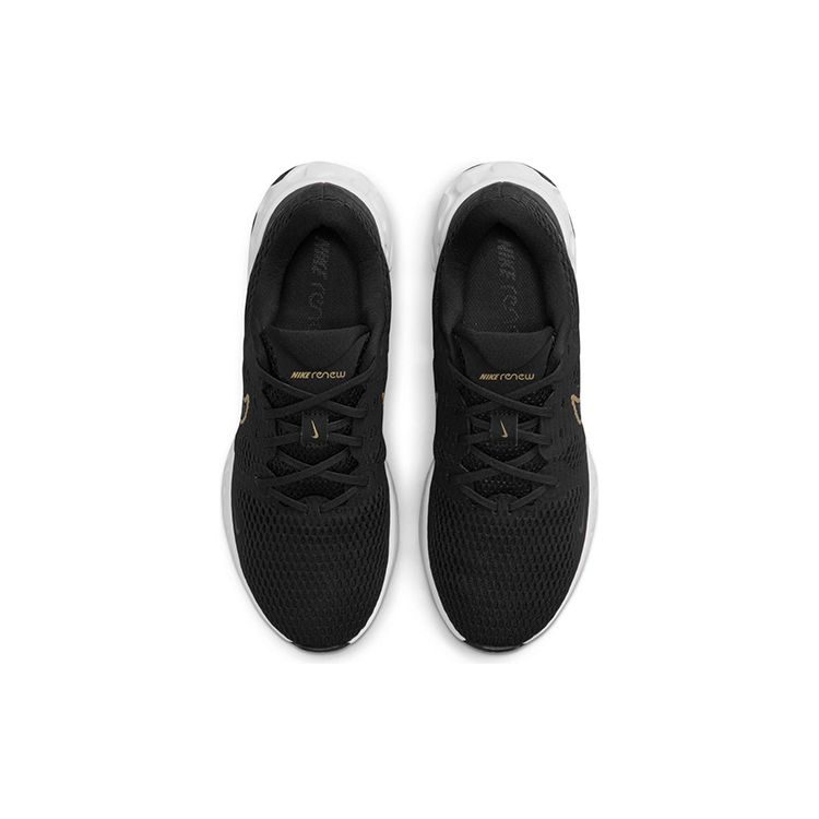Nike Кроссовки мужские Renew Ride 2 Черный Металлик Золотой Темно-Дымчато-Серый Белый CU3507-009