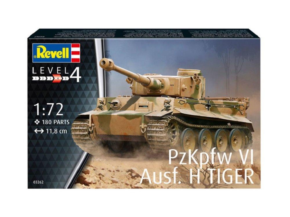 Revell масштаб немецкий танк Тигр 1 Panzer VI пластиковая модель номер модели 03262 1/72 набор,