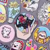 Cute Animal Patch Iron On Patches For Clothing Thermoadhesive Patches On Clothes Cat Cartoon Embroidery Patch For Clothes Badges