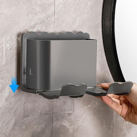 Настенная подставка для фена U-образная конструкция Прочная несущая способность Простая установка Универсальная