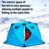 Палатка для зимней рыбалки на открытом воздухе, изолированная палатка для быстрой установки на 5-8 человек