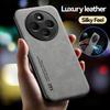 For Xiaomi Poco C75 4G Case Luxury Leather Car Magnetic Holder Phone Cover Poko Little C75 C 75 PocoC75 Silicone Protect Funda
