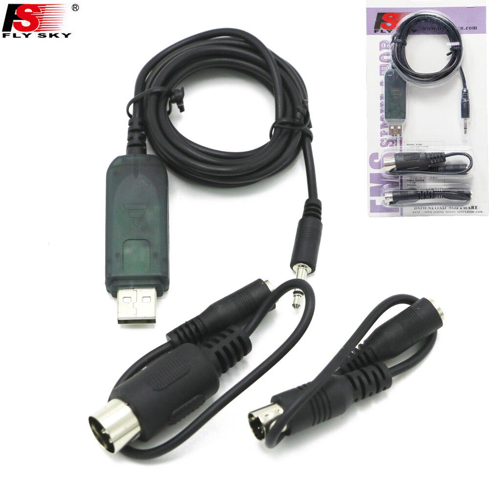 Flysky FS-SM100 RC USB Flight Simulator With FMS Cable Helicopter Controller 2.4G