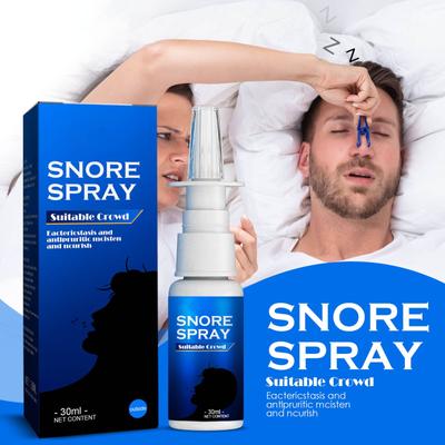 Спрей против храпа, травяной спрей для сна, спрей против храпа для мужчин и женщин, спрей против храпа, травяной спрей для носа и рта, раствор против храпа(30мл)