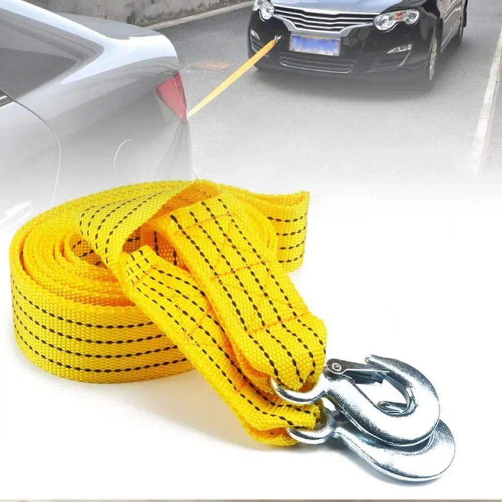 Hooks Included Tow Strap 5 M Towing Pull Rope Vehicle Straps Trailer Straps Outdoor Activities