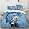 3D Printed Anime Gacha Life Duvet Cover Set With Pillow Covers Polyester Teens Kids Bedding Set Full Queen King Size Bed Linen