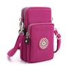 Women‘s Sport Nylon Crossbody Bags Mobile Phone Money Toiletry Storage Organizer Shoulder Bag Neck Sports Running Arm Handbag
