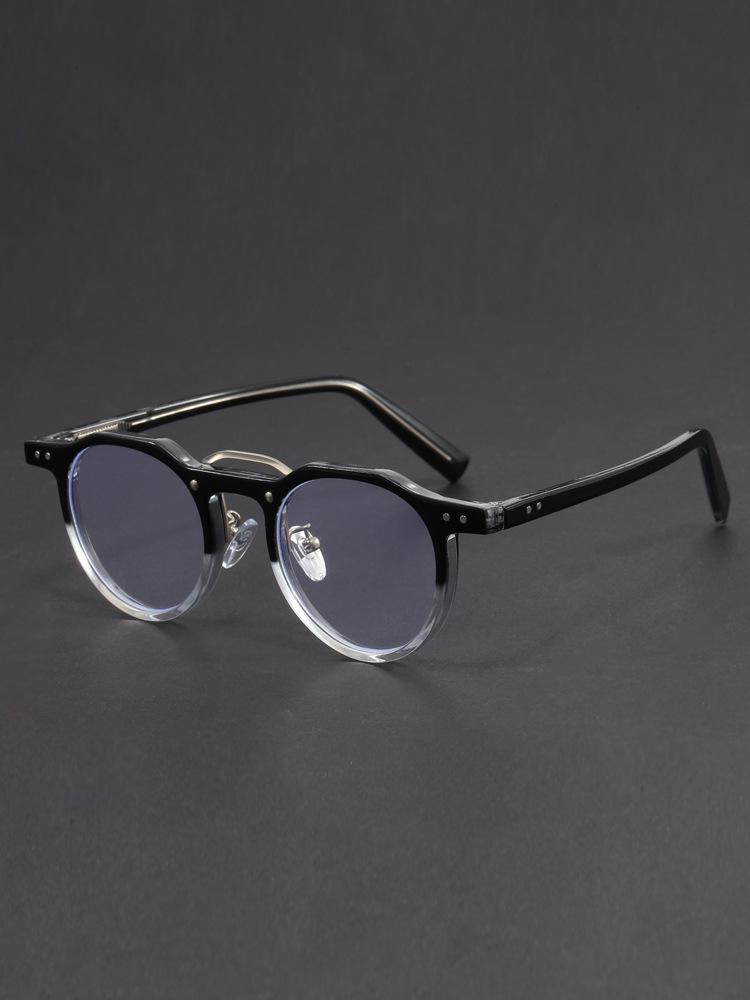 Ретро-очки для чтения с защитой от синего света, круглые, для женщин и мужчин, для коррекции близорукости, в тренде, ретро-очки с фотохромными линзами +1.