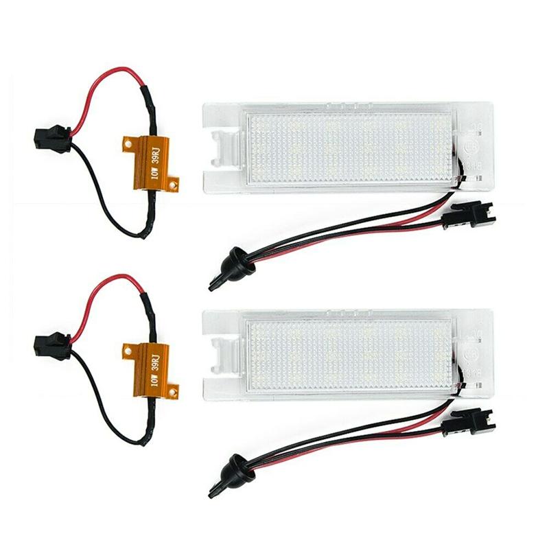 For Vauxhall Opel Astra H Corsa C/D Zafira B Adam LED License Number Plate Light
