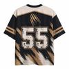 Fashion New Design Japanese Legendary Warrior Tiger 3D Print Men's Women's V-Neck Sport  Loose TShirt Street Y2K Family Clothing