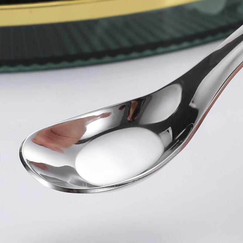304 Stainless Steel Flat Bottom Yuanbao Spoon