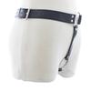 Chastity restraint Harness Adjustable Dual Pleasure PU Leather Male Chastity Belt Thong Panties Bondage Sex Toy for Men