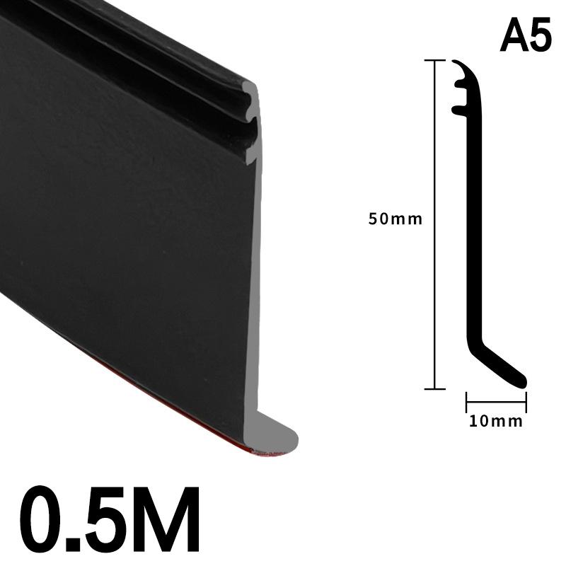 TPE Window Water Blocking Bar Balcony Self Adhesive Waterproof Sealing Strip Home Window Edge Water Deflector Flashing Board