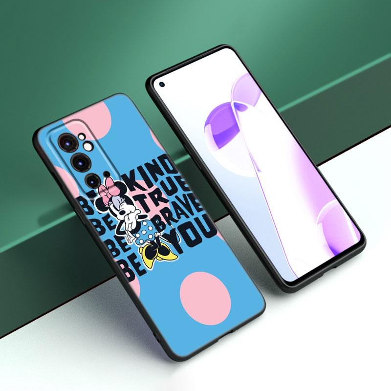 Черный силиконовый чехол для телефона Mickey Minnie для OnePlus 9R 10R 11R 12R ACE 2 Pro 2V 3V Nord CE 2 3 Lite 4 N10 N20 N30 SE 5G
