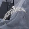 Alloy Crystal Rhinestone Princess Crown Headband for Girls