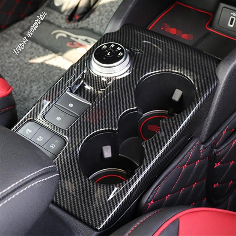 LHD Central Console Gear Shift Panel Frame Panel Cover Trim For Ford Focus MK4 - 2025 ABS Carbon Fiber Interior Accessories