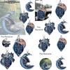 Голубая луна и любовник дракона украшение для автомобиля праздничное и домашнее украшение подвесной кулон