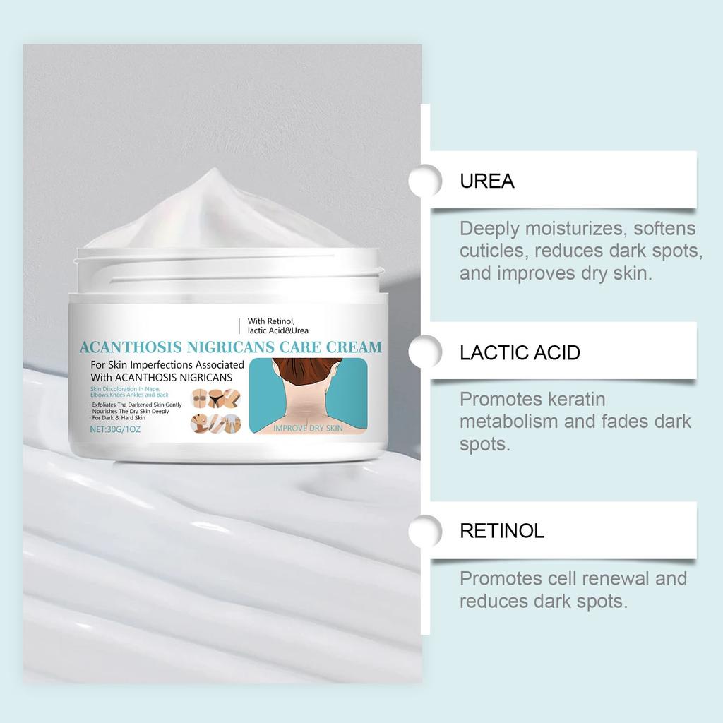 Крем Acanthosis Nigricans, крем для подмышек, крем-корректор темного цвета для удаления гиперпигментации, крем для шеи, лодыжек.