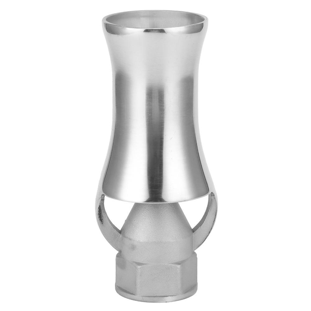 Silver Cedar Nozzle 304 Stainless Steel Fountain Sprinkler Fountain Nozzle  Courtyard Water Display