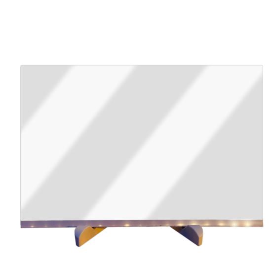 Светодиодная доска для заметок с подставкой, цветные ручки, прозрачная акриловая доска для сухого стирания, стираемая светящаяся заметка, светодиодная доска для сообщений с буквами для детей