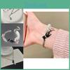 Pearl Y2k Cute Inlaid Black Cat Star Bracelet Stylish Summer Jewelry For Women