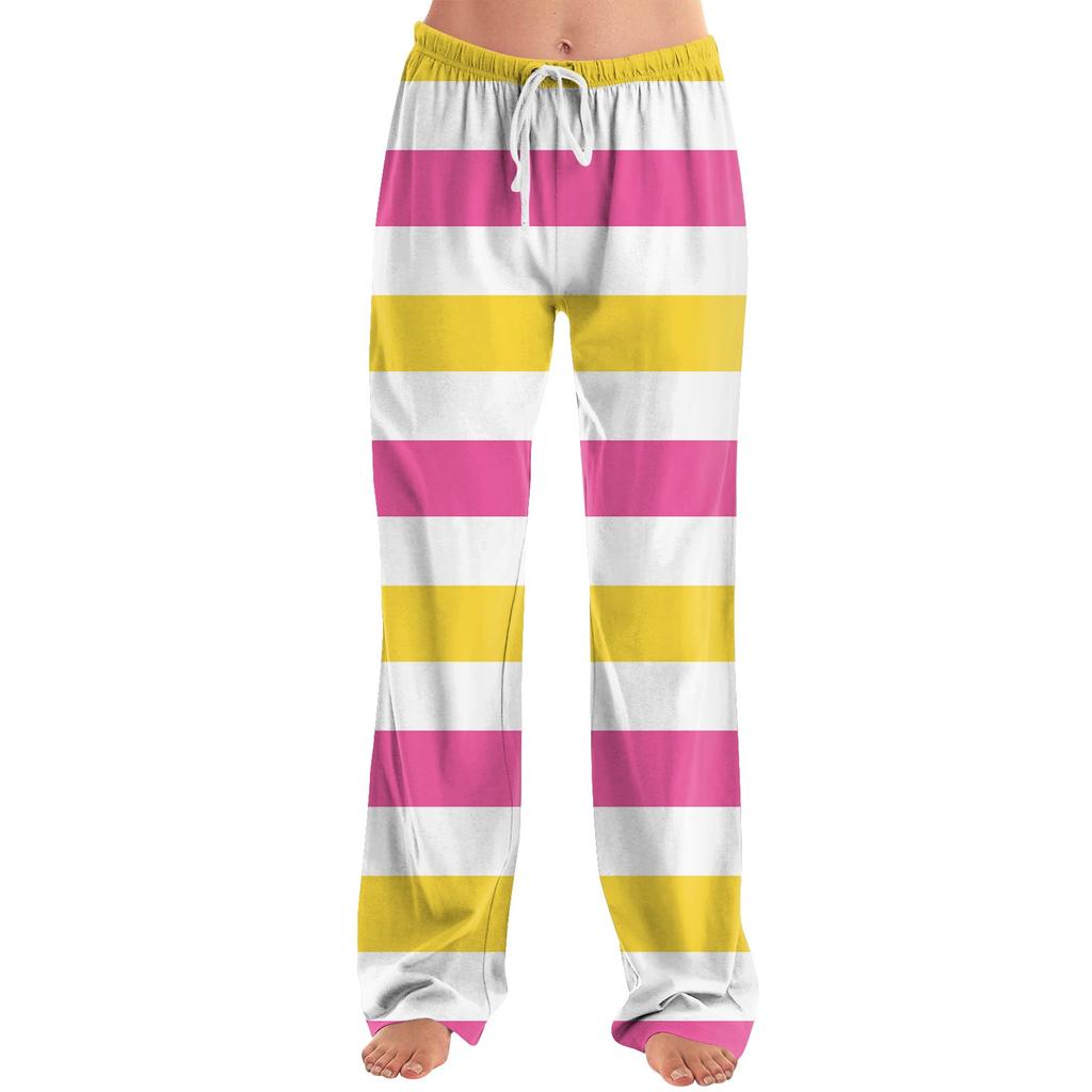 Женские модные свободные повседневные брюки с пасхальным принтом