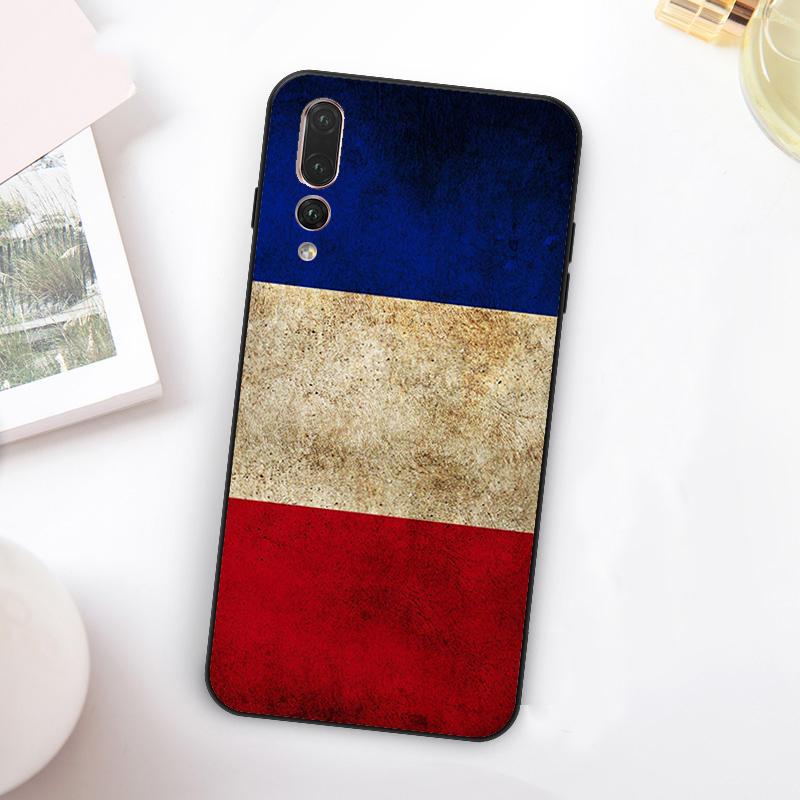 Флаг Франции для чехла Huawei Nova 11 10 9 SE Y70 Y60 Y90 Y61 Y91 Y73 Y72 12i 11i 8i P30 P40 Lite P60 Pro