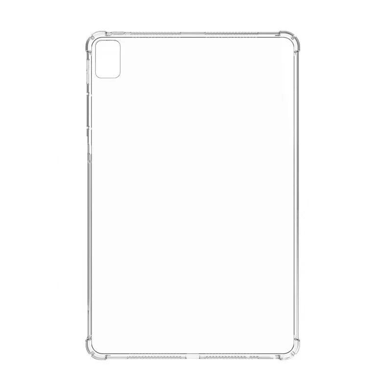 Силиконовый чехол для Huawei MatePad T8 T5 T3 10 9,6 M3 M5 Lite 8,0 8,4 10,1 10,4 10,8, прозрачный чехол, мягкая задняя крышка из ТПУ для планшета