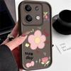 Мягкий чехол из ТПУ с мультяшным цветочным принтом для Xiaomi 14T 13T Poco F6 Pro X6 X5 Redmi 13C Note 14 13 12 11 Pro 10, защитный противоударный матовый чехол для телефона