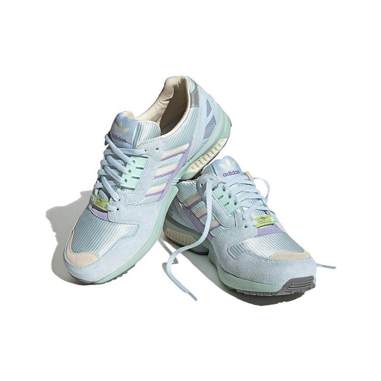 adidas ZX 8000 Небесный Оттенок Мужские Кроссовки Синий Кремово-Белый Светло-Серый IF5383
