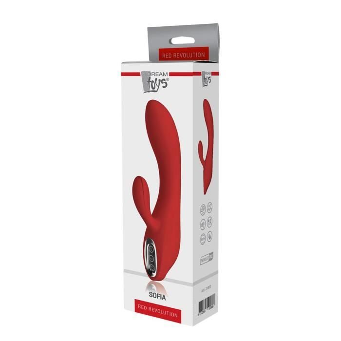 Vibrateur - DREAM TOYS - Sofia - Silicone - Rechargeable - Étanche